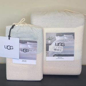 NWT/UGG Arcata/King Duvet Cover/Matching King Sham